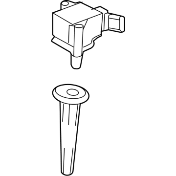 GM 12725605 Coil Assembly, Ignition 12725605 GM Coil Assembly, Ignition Illustration 1 of 1