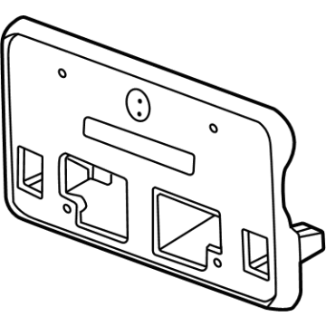GMC 85650574 License Bracket