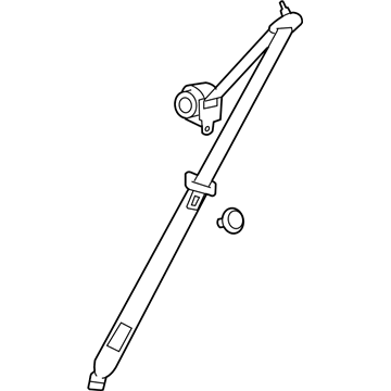 Saturn 89027343 Lap & Shoulder Belt