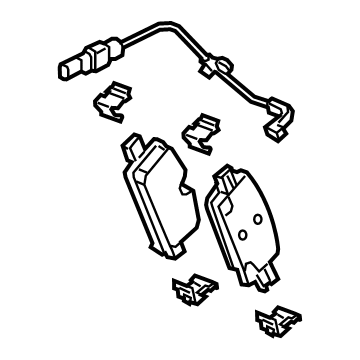 Chevy Blazer EV Brake Pads - 85537461