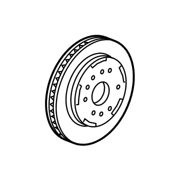 Chevy Silverado 1500 LTD Brake Rotor - 87842411