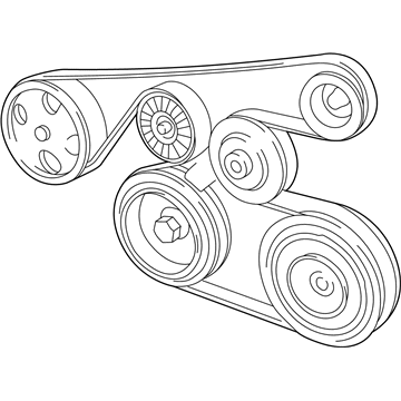 Pontiac Drive Belt - 88971576