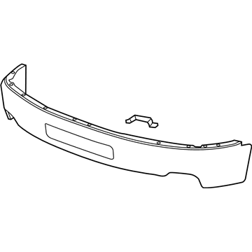 GM 23123402 Bumper, Front 23123402 GM Bumper, Front Illustration 1 of 1