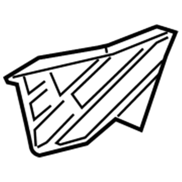 22777965 GM Side Bracket, Driver Side Illustration 1 of 1