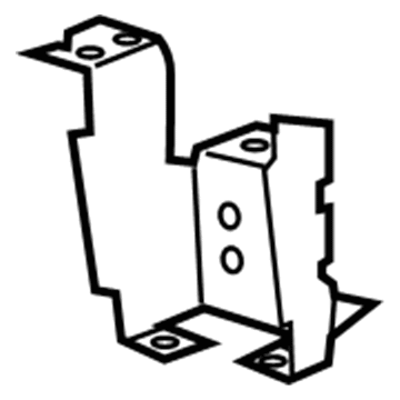 GM 25832380 Inner Bracket, Front Driver Side 25832380 GM Inner Bracket, Front Driver Side Illustration 1 of 1