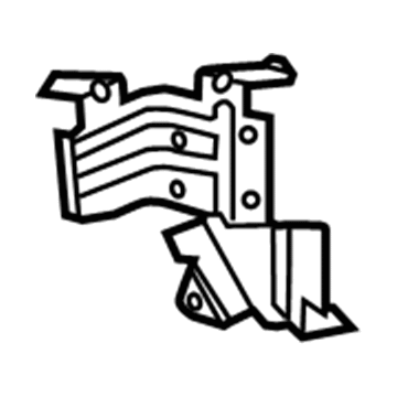 GM 25832375 Outer Bracket, Driver Side 25832375 GM Outer Bracket, Driver Side Illustration 1 of 1