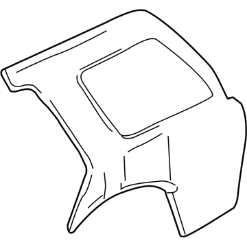 GM 88944107 Inner Panel 88944107 GM Inner Panel Illustration 1 of 1