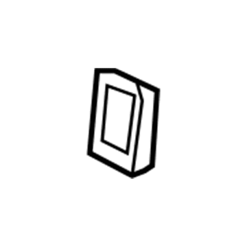 GM 89044976 Vent Cover, Gray 89044976 GM Vent Cover, Gray Illustration 1 of 1