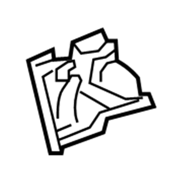 GM 88986037 Cup Holder 88986037 GM Cup Holder Illustration 1 of 1