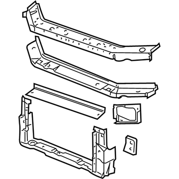 Chevy Radiator Support - 15856715