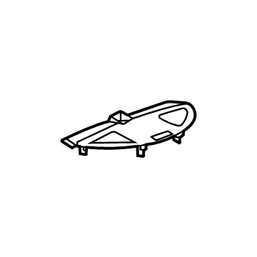 84890416 GM Speaker Grille Illustration 1 of 1