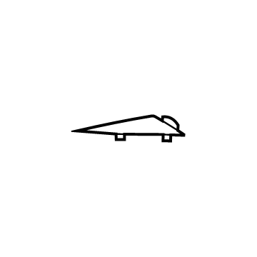 GM 84937404 Speaker Grille, Passenger Side 84937404 GM Speaker Grille, Passenger Side Illustration 1 of 1