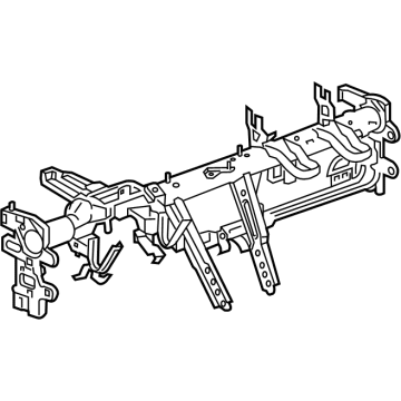 GM 84953438 Reinforcement Beam 84953438 GM Reinforcement Beam Illustration 1 of 1