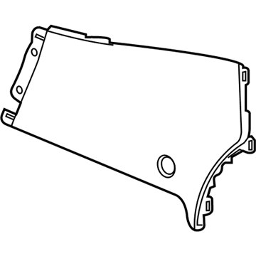 GM 23210066 Rear Panel, Driver Side 23210066 GM Rear Panel, Driver Side Illustration 1 of 1
