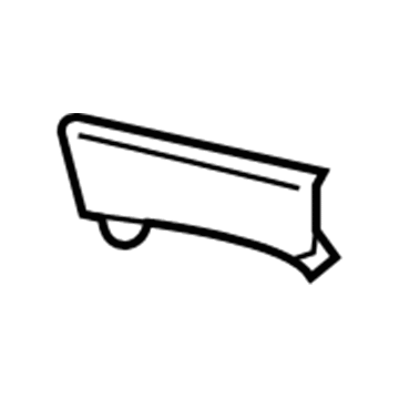 23210076 GM Upper Trim Panel, Driver Side Illustration 1 of 1