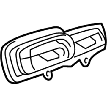 84009869 GM Air Vent Grille Illustration 1 of 1