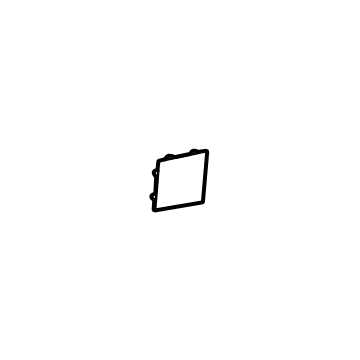 GM 84935517 Tow Eye Cap, Front Rear 84935517 GM Tow Eye Cap, Front Rear Illustration 1 of 1