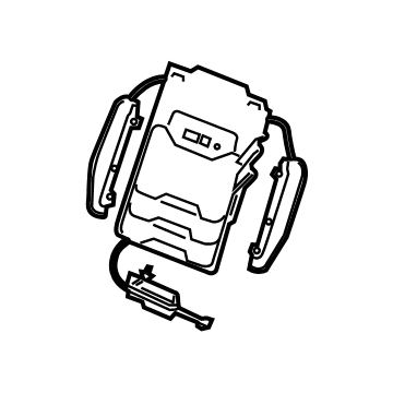 Cadillac 13552553 Lumbar Support