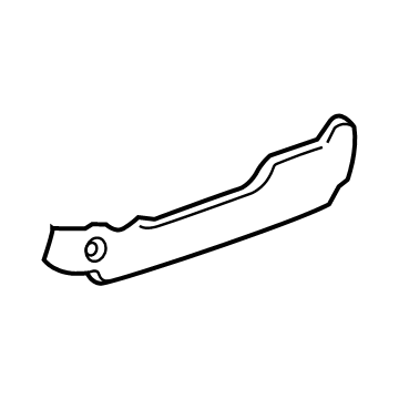GM 85537862 Track Cover, Front Driver Side 85537862 GM Track Cover, Front Driver Side Illustration 1 of 1