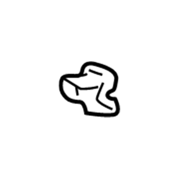 GM 15553986 Kick Panel Trim Retainer 15553986 GM Kick Panel Trim Retainer Illustration 1 of 1