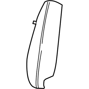 GM 42396307 Bolster Cover, Rear 42396307 GM Bolster Cover, Rear Illustration 1 of 1