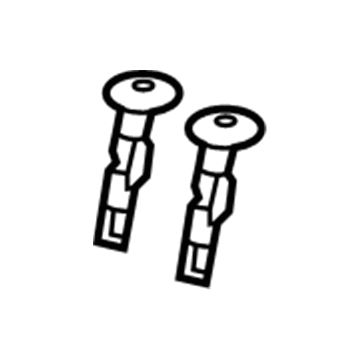 GM 26669454 Headrest Guide, Rear Driver Side 26669454 GM Headrest Guide, Rear Driver Side Illustration 1 of 1