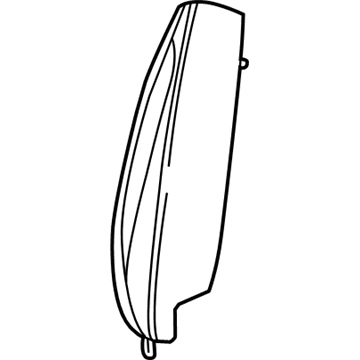 GM 95083406 Bolster Pad 95083406 GM Bolster Pad Illustration 1 of 1