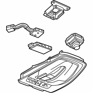 Cadillac 85734379 Overhead Console
