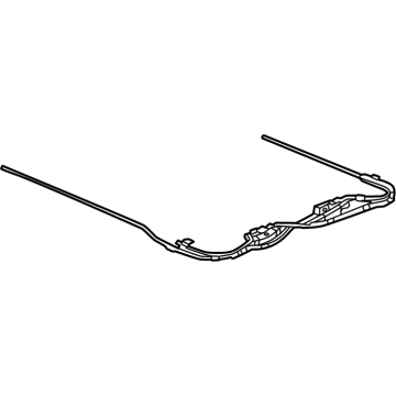 85000169 GM Bracket, Sun Roof Frame Illustration 1 of 1