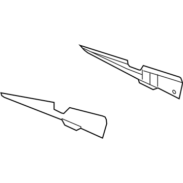 92261192 GM Side Trim Panel Illustration 1 of 1