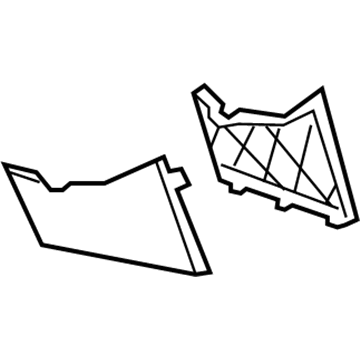 GM 92170957 Extension Panel 92170957 GM Extension Panel Illustration 1 of 1