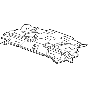 GM 84340929 Sound Absorber, Rear 84340929 GM Sound Absorber, Rear Illustration 1 of 1