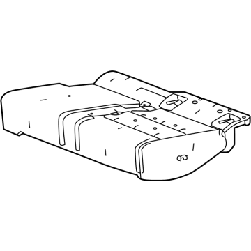 GM 26481230 Pad, Rear Seat Cushion 26481230 GM Pad, Rear Seat Cushion Illustration 1 of 1