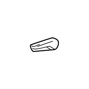 26584449 GM HANDLE-R/SEAT RECL *BACKEN BLACKK Illustration 1 of 1