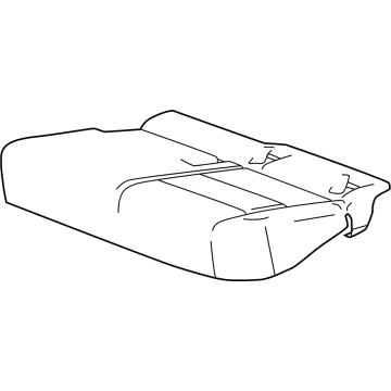 GM 26554720 Cover Assembly-Rear Seat Cushion *Backen Blackk 26554720 GM Cover Assembly-Rear Seat Cushion *Backen Blackk Illustration 1 of 1
