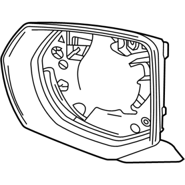 GM 84642796 Bezel, Rear Passenger Side 84642796 GM Bezel, Rear Passenger Side Illustration 1 of 1