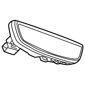 Cadillac 13564447 Mirror Inside