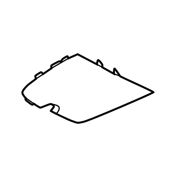 GM 86813663 Cover-Windshield Multifunction Sensor Mount Bracket 86813663 GM Cover-Windshield Multifunction Sensor Mount Bracket Illustration 1 of 1