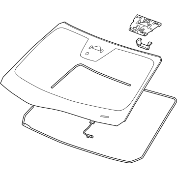 Cadillac 85669983 Windshield