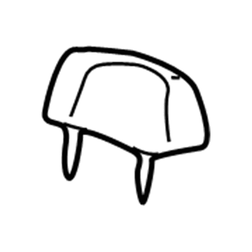 Cadillac 88957770 Headrest Pad