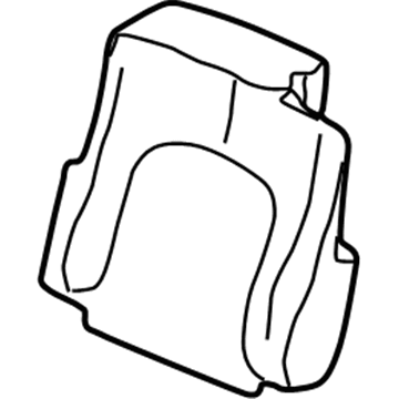 Cadillac 88957779 Seat Back Pad
