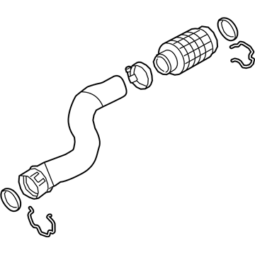 GM 23392842 Intercooler Hose 23392842 GM Intercooler Hose Illustration 1 of 1