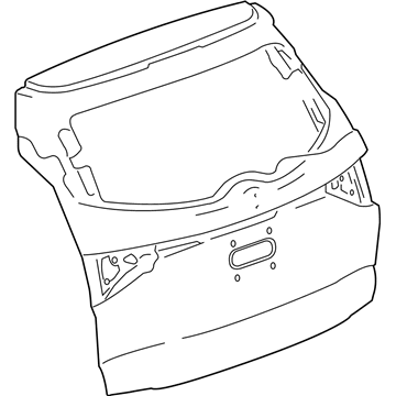 GM 87815693 Lift Gate 87815693 GM Lift Gate Illustration 1 of 1