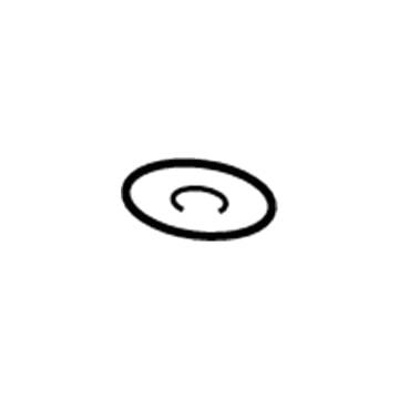 GM 84313267 Hinge Gasket 84313267 GM Hinge Gasket Illustration 1 of 1