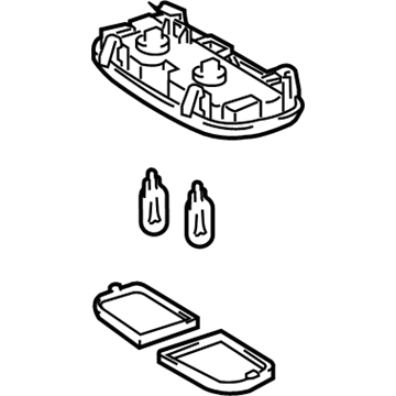 Pontiac 19184645 Reading Lamp Assembly