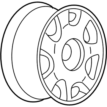 Cadillac DeVille Spare Wheel - 9594391