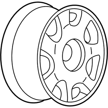 Cadillac DeVille Spare Wheel - 9593263