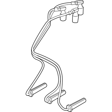 Chevy Silverado 1500 Spark Plug Wire - 19417613