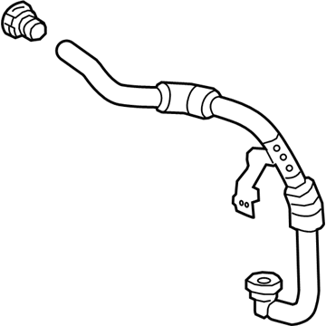 GM 55569324 Air Pipe 55569324 GM Air Pipe Illustration 1 of 1