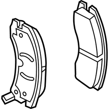 Cadillac SRX Brake Pads - 18047988